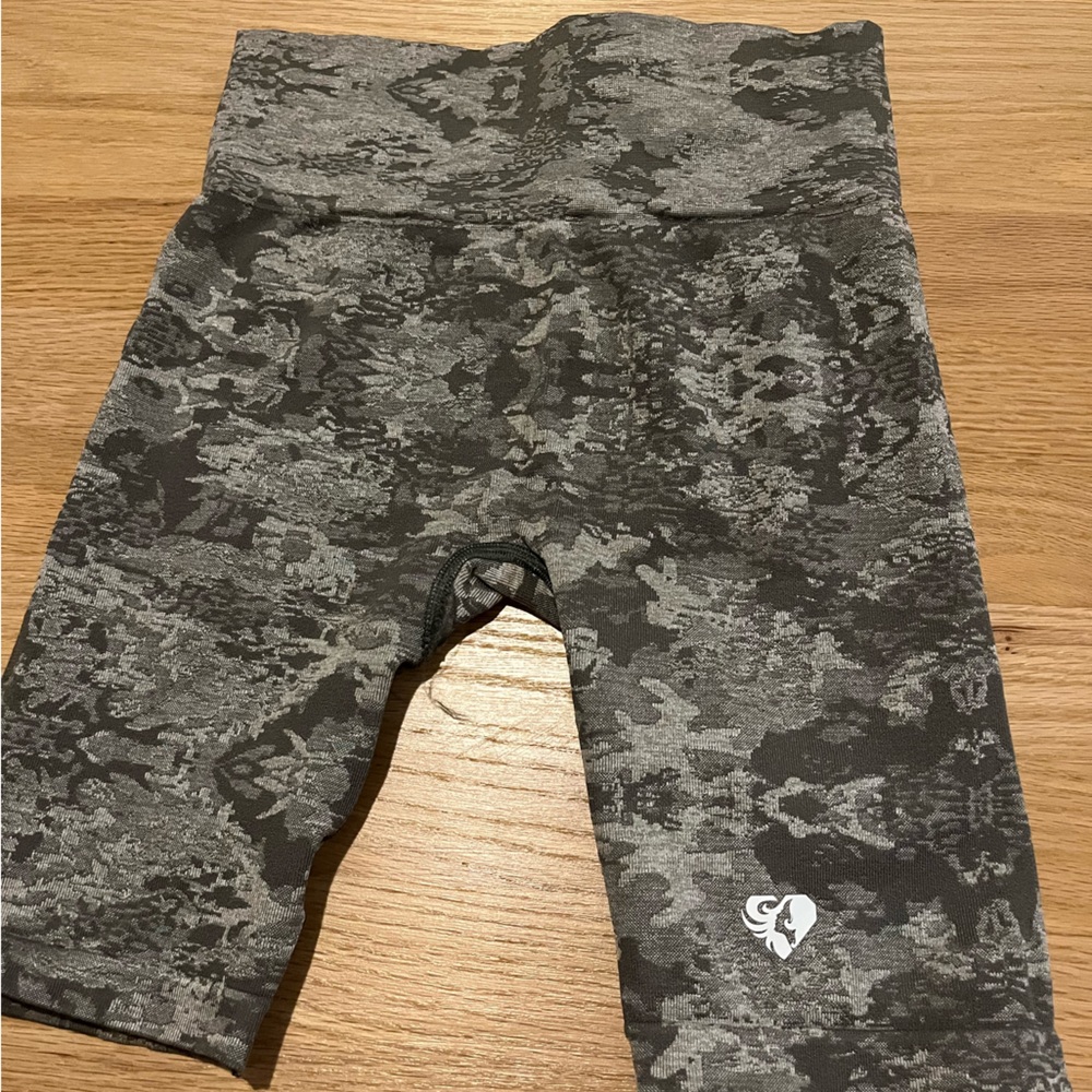 Camo olive Bike Shorts